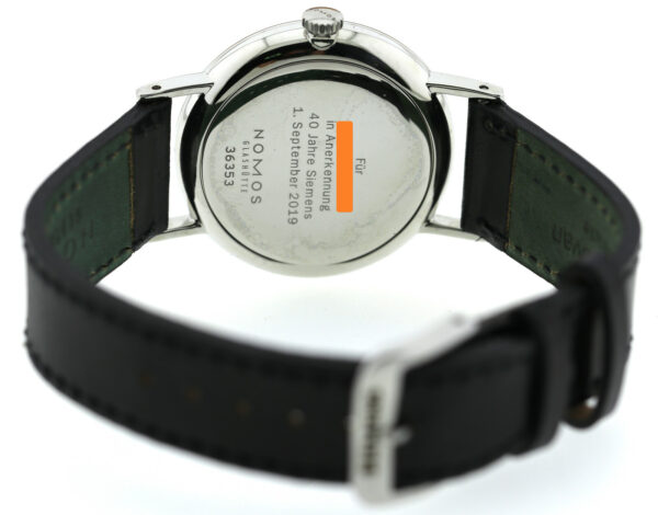 Nomos Glashütte Ludwig Serie Siemens Handaufzug 35mm aus 2019 ungetragen – Bild 9