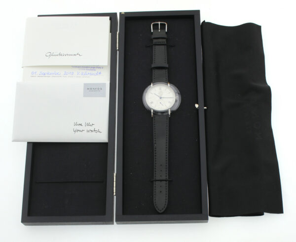 Nomos Glashütte Ludwig Serie Siemens Handaufzug 35mm aus 2019 ungetragen – Bild 10