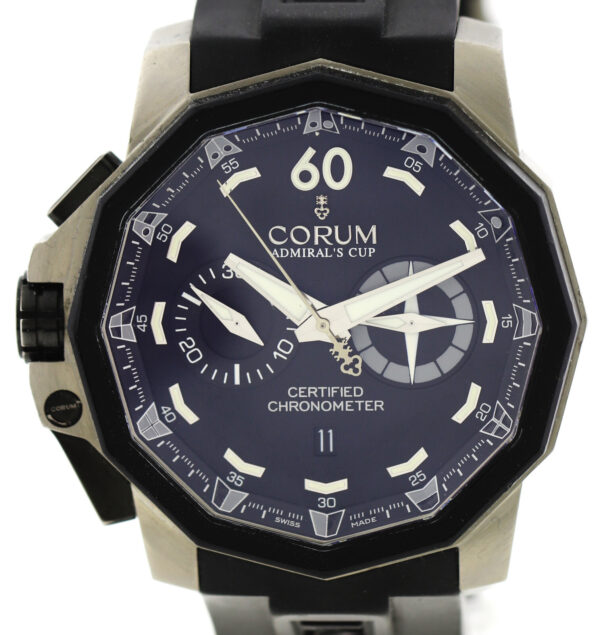 Ltd. Ed.  Corum Admirals Cup LEFTY Automatic Herren- Chronograph Ref. 01.0057