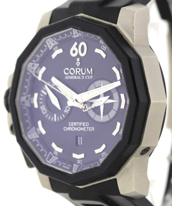 Ltd. Ed.  Corum Admirals Cup LEFTY Automatic Herren- Chronograph Ref. 01.0057 – Bild 5