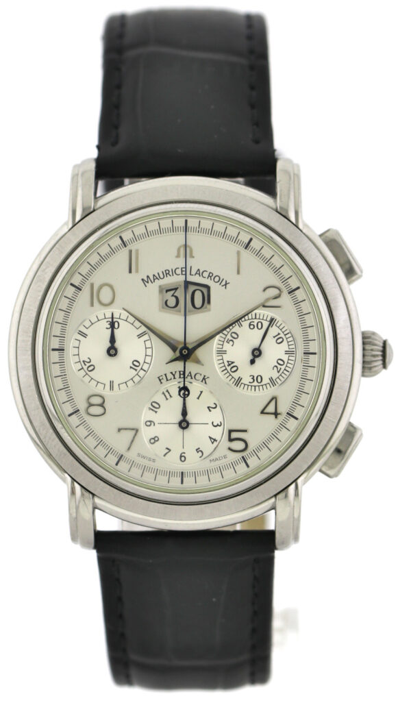 Maurice Lacroix Masterpiece Flyback Chronograph Stahl Automatik Ref. MP6098 – Bild 2