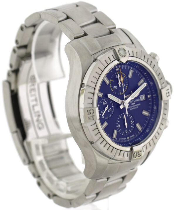 Breitling Avenger Chronograph 45 Edelstahl Automatik Ref.A13317 Fullset aus 2021 – Bild 4