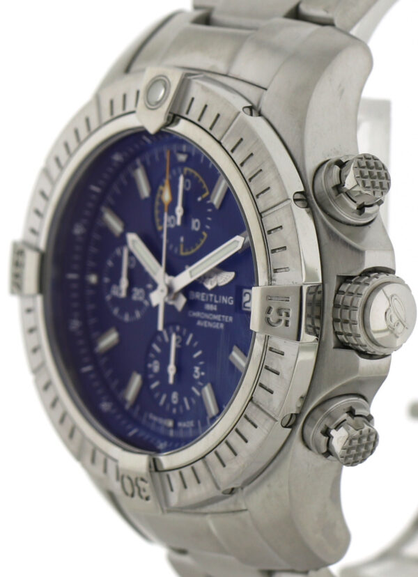 Breitling Avenger Chronograph 45 Edelstahl Automatik Ref.A13317 Fullset aus 2021 – Bild 5