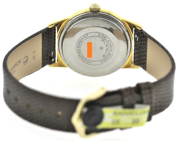 seltene GUB Glashütte Automat Kal. 67.1 vergoldete Vintage Herrenuhr 1960er – Bild 9
