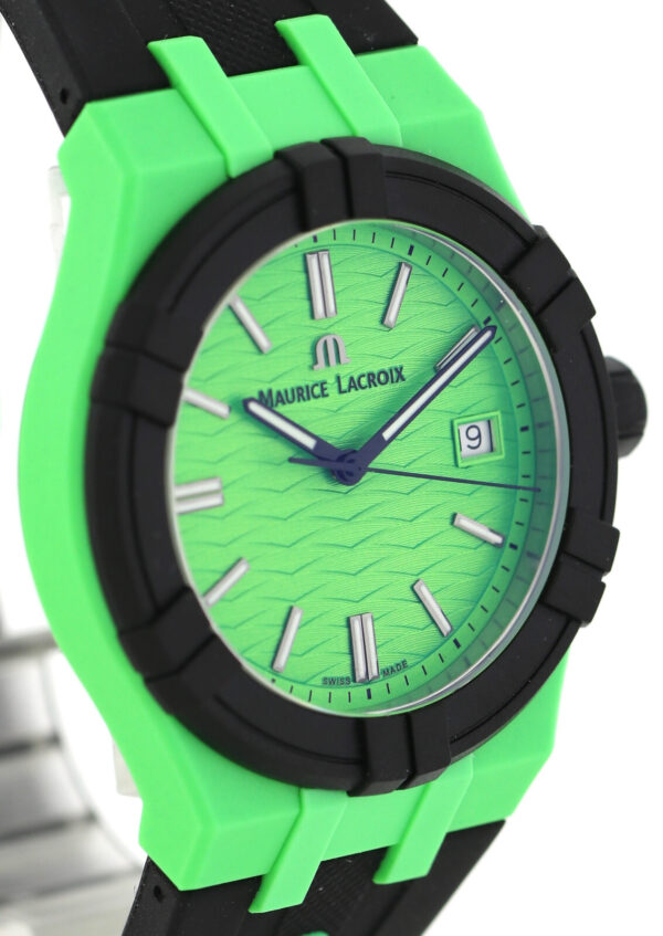 ungetragene Maurice Lacroix  Unisex Uhr Aikon # tide AI2008-70070-300-0  FULLSET – Bild 5