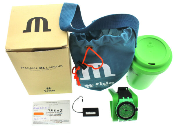 ungetragene Maurice Lacroix  Unisex Uhr Aikon # tide AI2008-70070-300-0  FULLSET – Bild 11