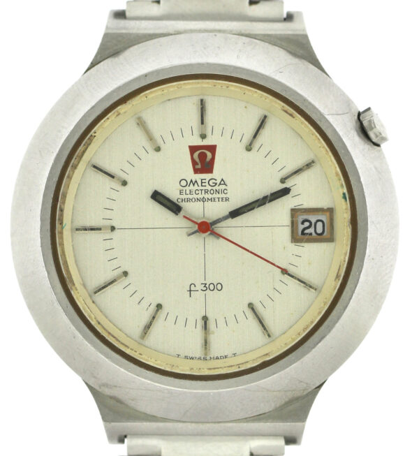 Omega Seamaster Electronic F 300 Chronometer Stimmgabeluhr Herren Armbanduhr