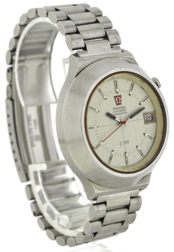 Omega Seamaster Electronic F 300 Chronometer Stimmgabeluhr Herren Armbanduhr – Bild 3