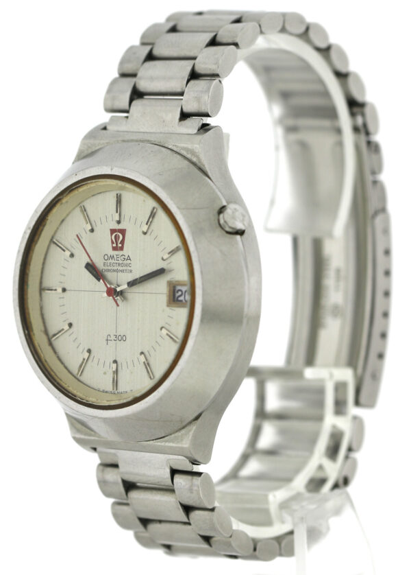 Omega Seamaster Electronic F 300 Chronometer Stimmgabeluhr Herren Armbanduhr – Bild 4