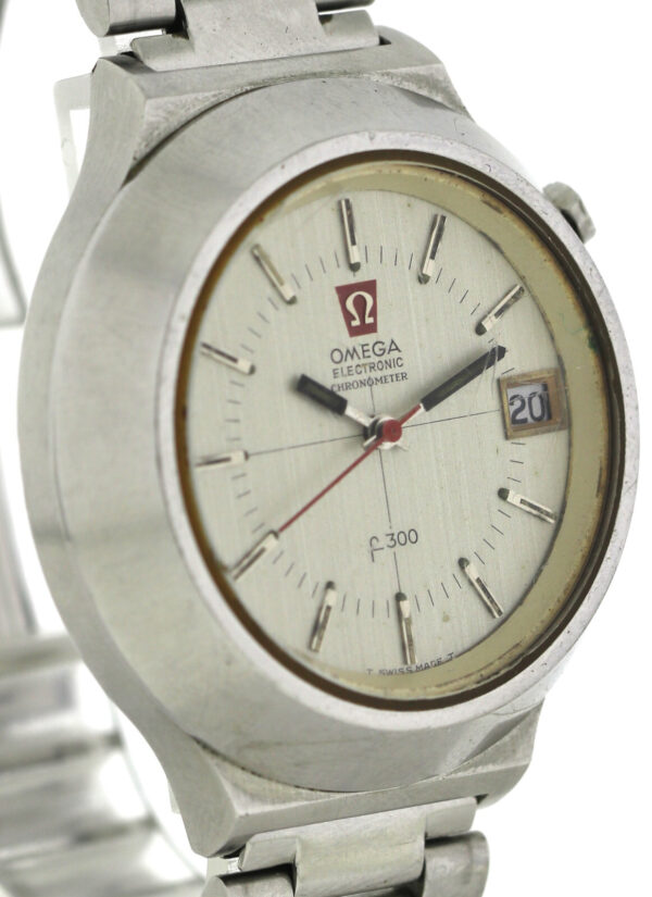 Omega Seamaster Electronic F 300 Chronometer Stimmgabeluhr Herren Armbanduhr – Bild 5