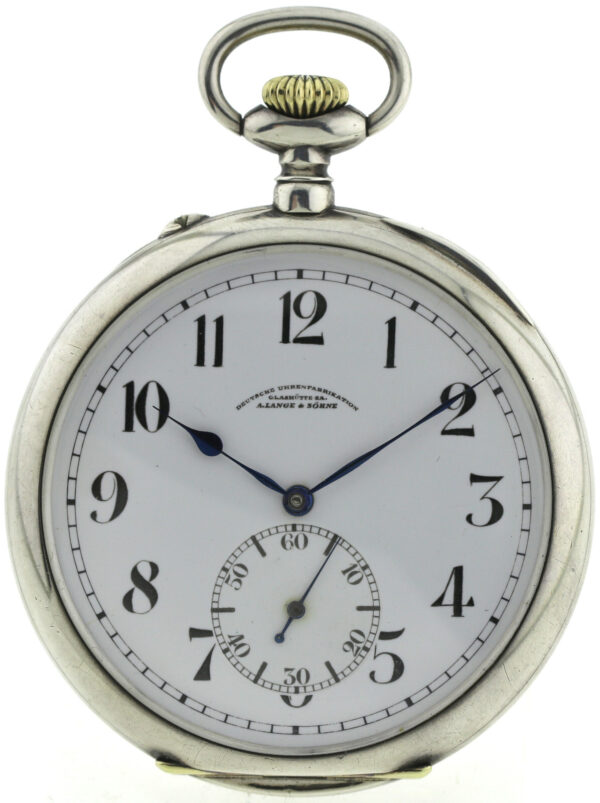 A.Lange & Söhne Glashütte DUF offene 900er Silber B-Uhr Beobachtungsuhr Ø60 mm – Bild 2