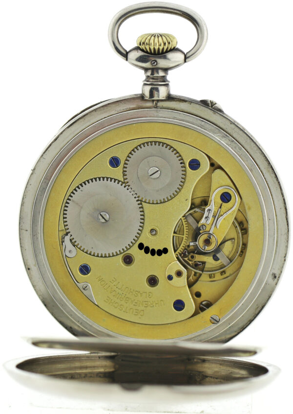 A.Lange & Söhne Glashütte DUF offene 900er Silber B-Uhr Beobachtungsuhr Ø60 mm – Bild 11