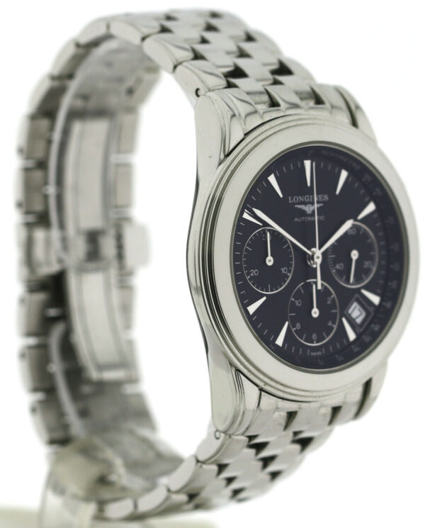 Longines Flagship Automatik Chronograph Edelstahl Herrenuhr Ref. L4.718.4 Ø39mm – Bild 5