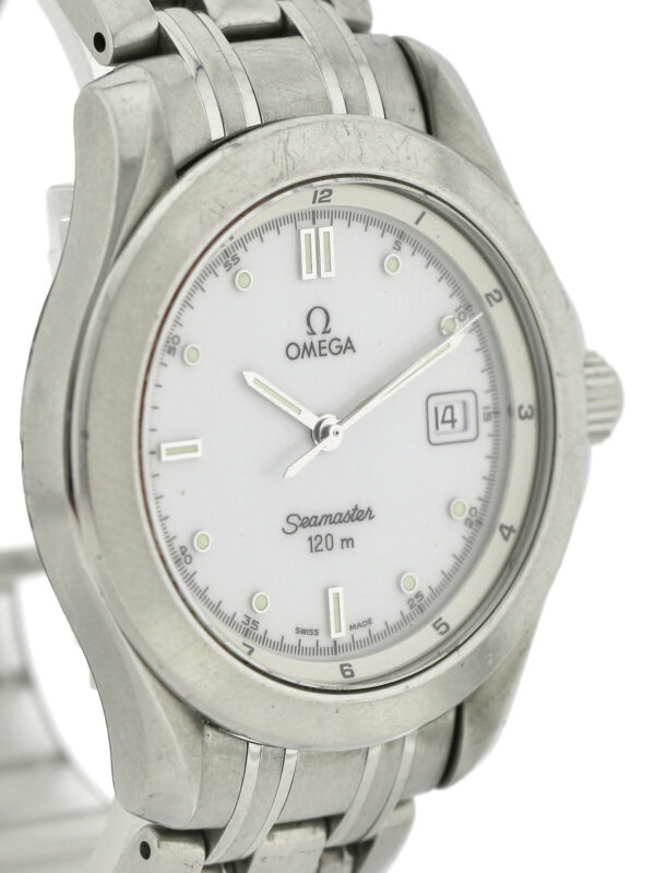 Omega Seamaster 120M Chronometer Quarz Datum Stahl Herrenuhr – Bild 3