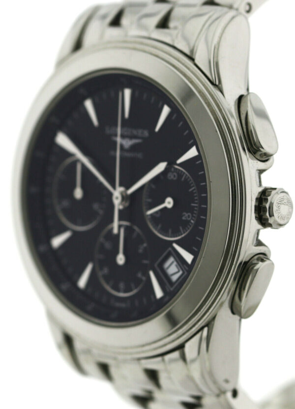 Longines Flagship Automatik Chronograph Edelstahl Herrenuhr Ref. L4.718.4 Ø39mm – Bild 6