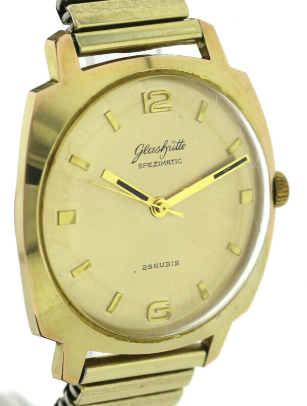 GUB Glashütte Spezimatic Automatic Kal. 74 Ø 35,5mm DDR Ostalgie Vintageuhr – Bild 3