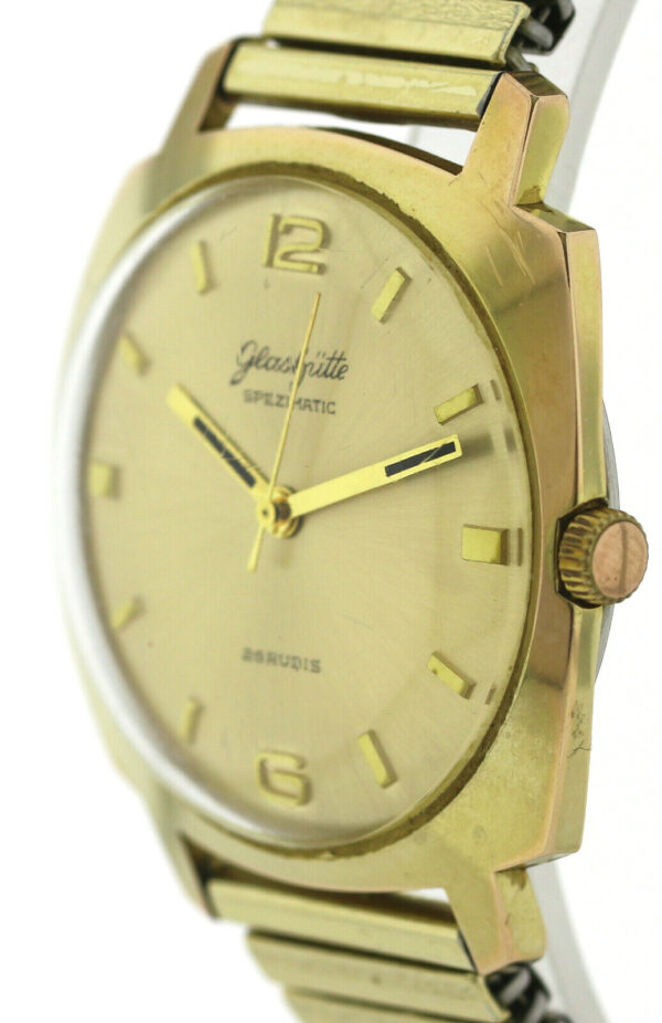 GUB Glashütte Spezimatic Automatic Kal. 74 Ø 35,5mm DDR Ostalgie Vintageuhr – Bild 5