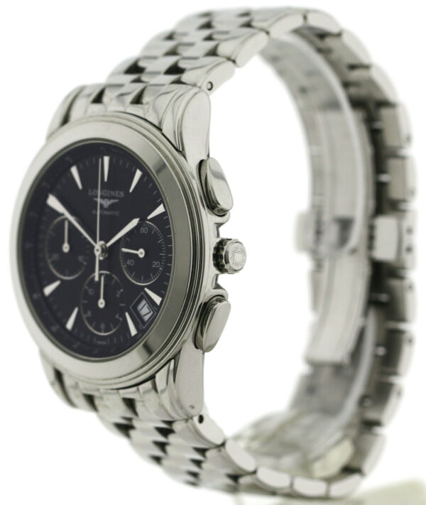 Longines Flagship Automatik Chronograph Edelstahl Herrenuhr Ref. L4.718.4 Ø39mm – Bild 7