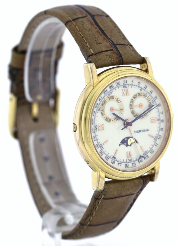 Certina Vintage Herrenuhr Vollkalender Triple Calendar Mondphase Ref.699 100129 – Bild 5