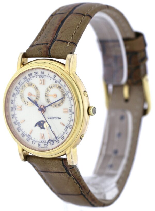 Certina Vintage Herrenuhr Vollkalender Triple Calendar Mondphase Ref.699 100129 – Bild 6