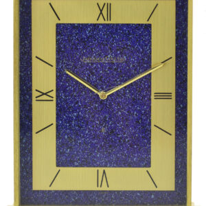 Jaeger-LeCoultre Lapis Lazuli Tisch-Stiluhr Pendulette 8-Tage-Werk Ref. 530