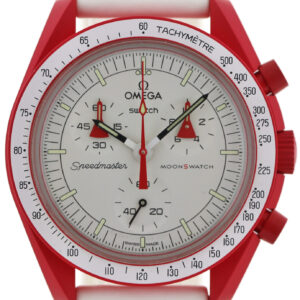 Omega Swatch Speedmaster MoonSwatch Mission to Mars Chronograph Ref. SO33R100