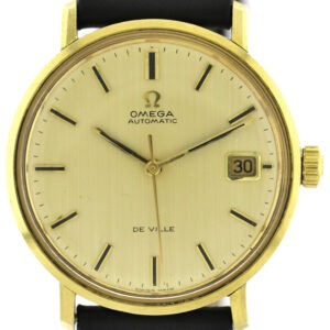 Omega De Ville Automatic- Vintage- Herrenuhr in 18k Vollgold- Gehäuse um 1970