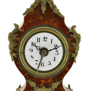 Pendelwecker als Boulle- Uhr, um 1900, Duverdrey & Bloquel, Frankreich