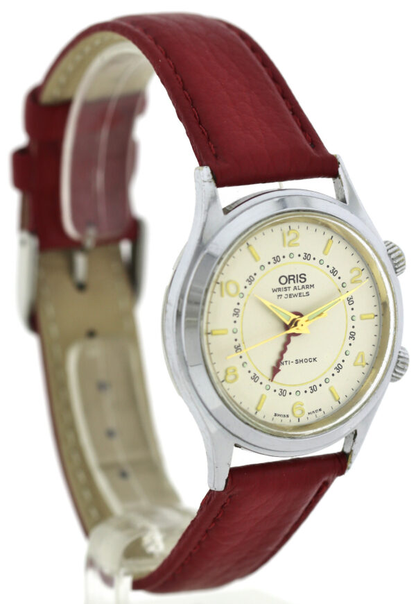 Oris Wrist Alarm Vintage Alarm- Unisex- Armbanduhr 34mm Handaufzug – Bild 3