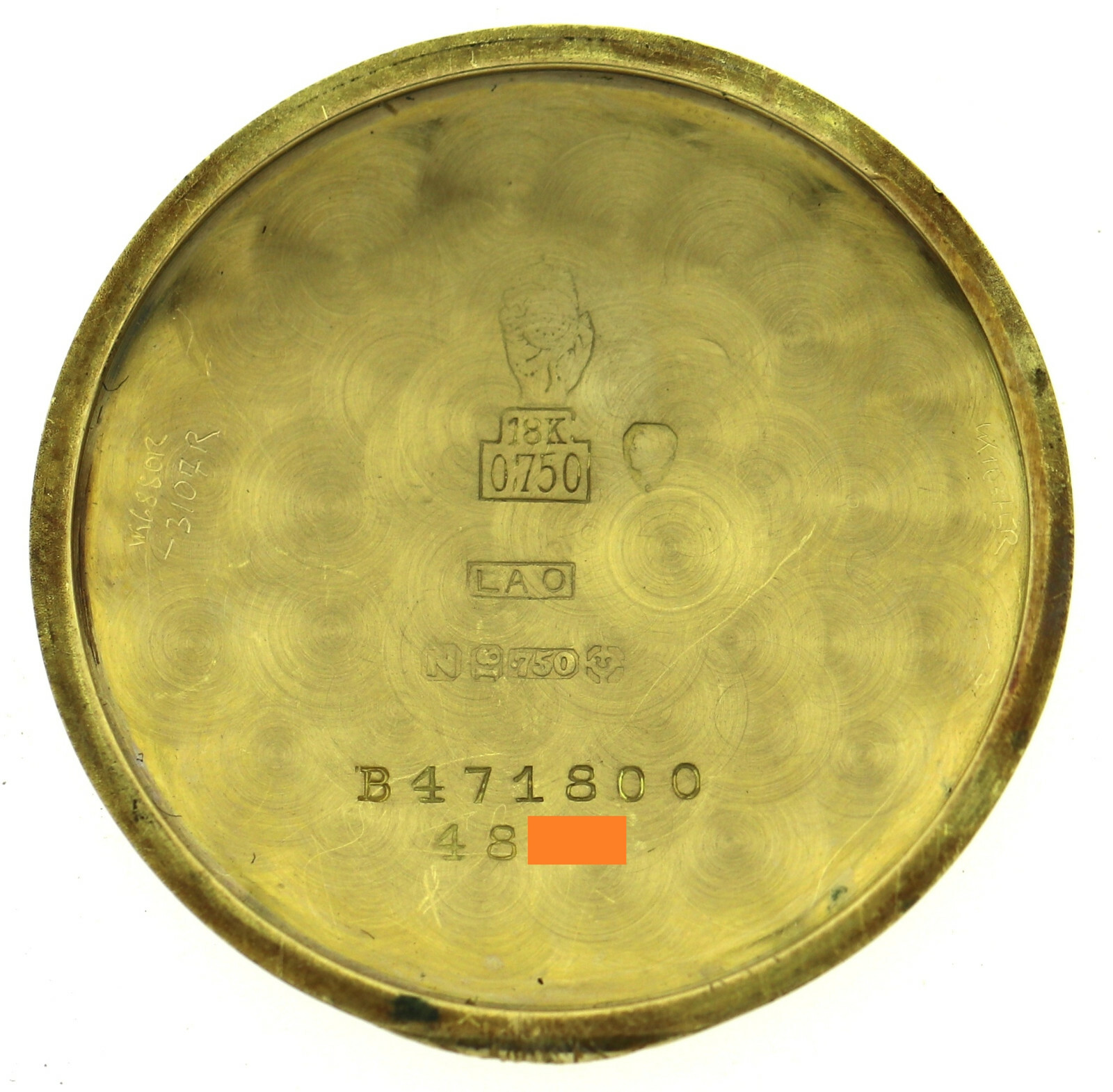 Movado CalendromaticTriple Calendar 18k Gold 50er Jahre Vintage Herrenarmbanduhr – Bild 10