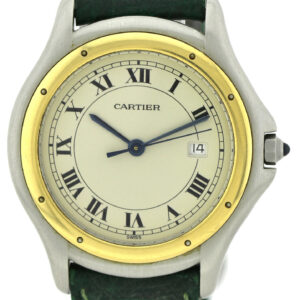 Cartier Panthere Cougar Quarz Stahl/ 18k Gold Ref. 187904  Ø33mm