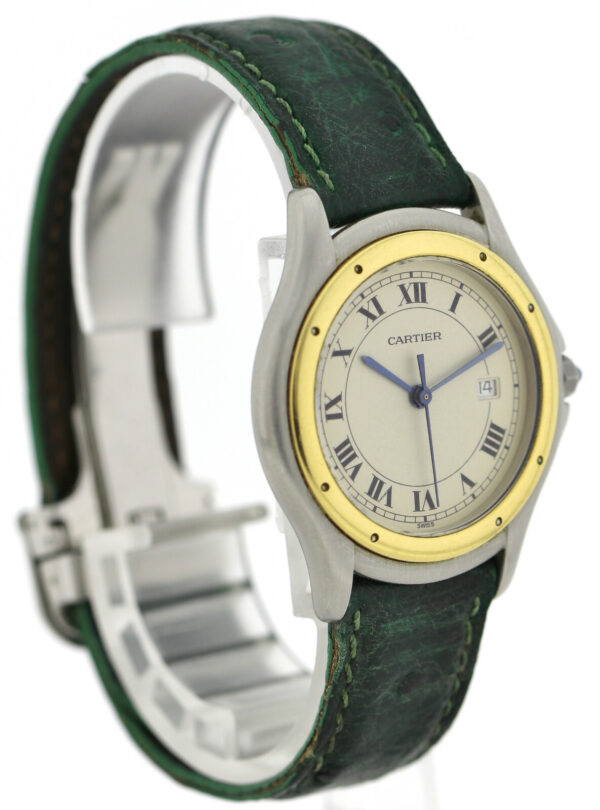 Cartier Panthere Cougar Quarz Stahl/ 18k Gold Ref. 187904  Ø33mm – Bild 3