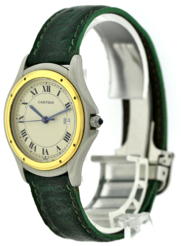Cartier Panthere Cougar Quarz Stahl/ 18k Gold Ref. 187904  Ø33mm – Bild 4