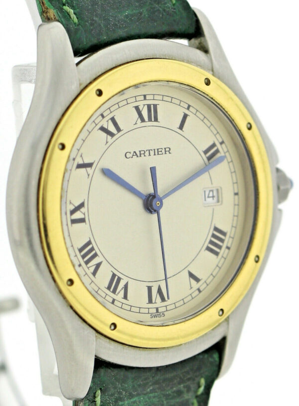 Cartier Panthere Cougar Quarz Stahl/ 18k Gold Ref. 187904  Ø33mm – Bild 5