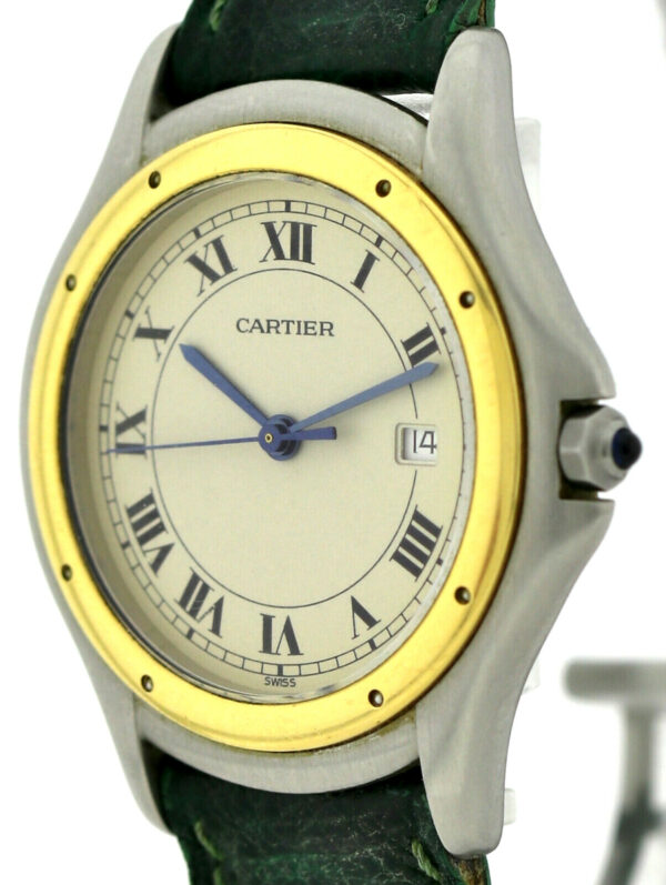 Cartier Panthere Cougar Quarz Stahl/ 18k Gold Ref. 187904  Ø33mm – Bild 6