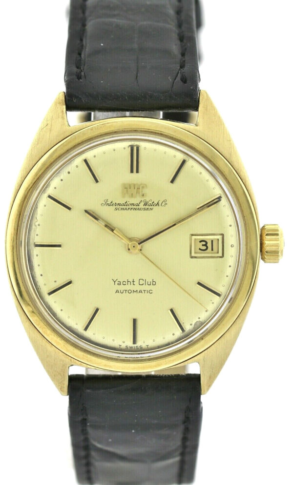 IWC YACHT CLUB Vintage-Herren-Automatikuhr in 750/18k Gold, Ref. 811, Cal. 8541 – Bild 2