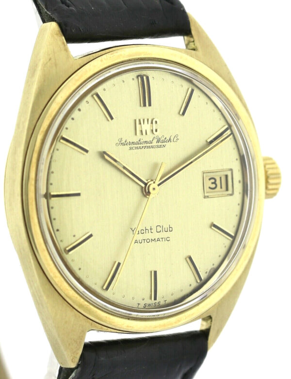IWC YACHT CLUB Vintage-Herren-Automatikuhr in 750/18k Gold, Ref. 811, Cal. 8541 – Bild 3