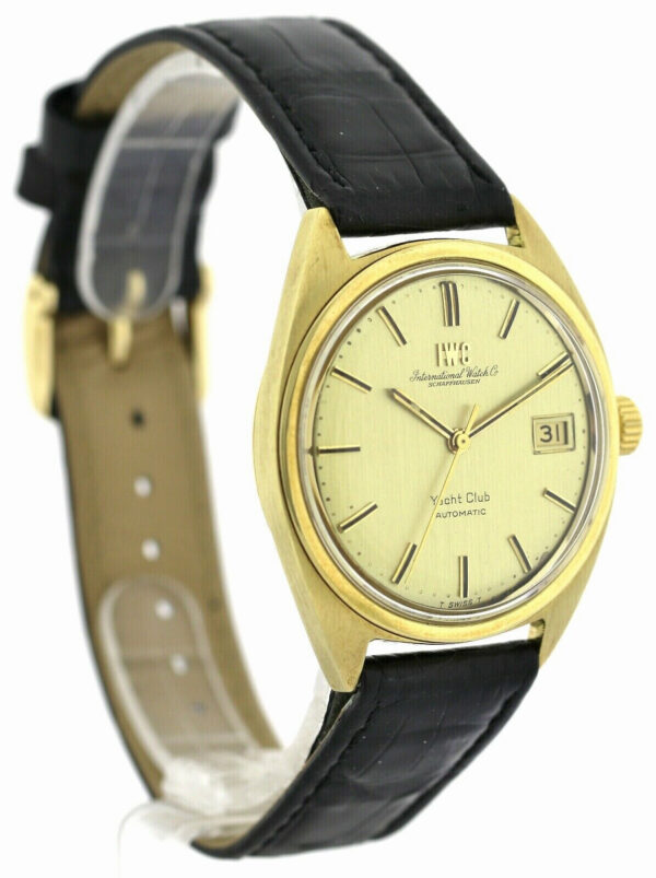 IWC YACHT CLUB Vintage-Herren-Automatikuhr in 750/18k Gold, Ref. 811, Cal. 8541 – Bild 5