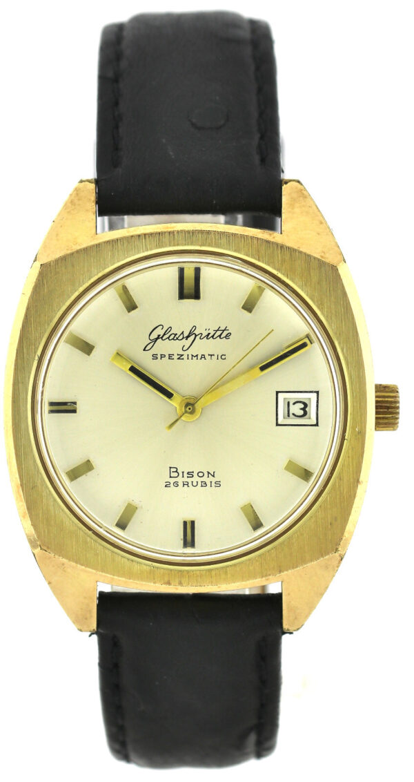 GUB Glashütte Spezimatic BISON  Ministerium des Kal.75, Automatik Vintage 1980er – Bild 2