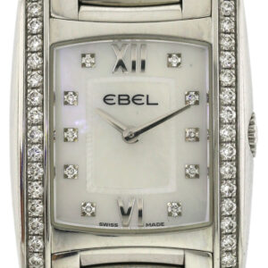 Ebel Brasilia Damenuhr, MOP Dial,  31x24mm, Ref.  9976M2S, Quarz, Edelstahl, Box