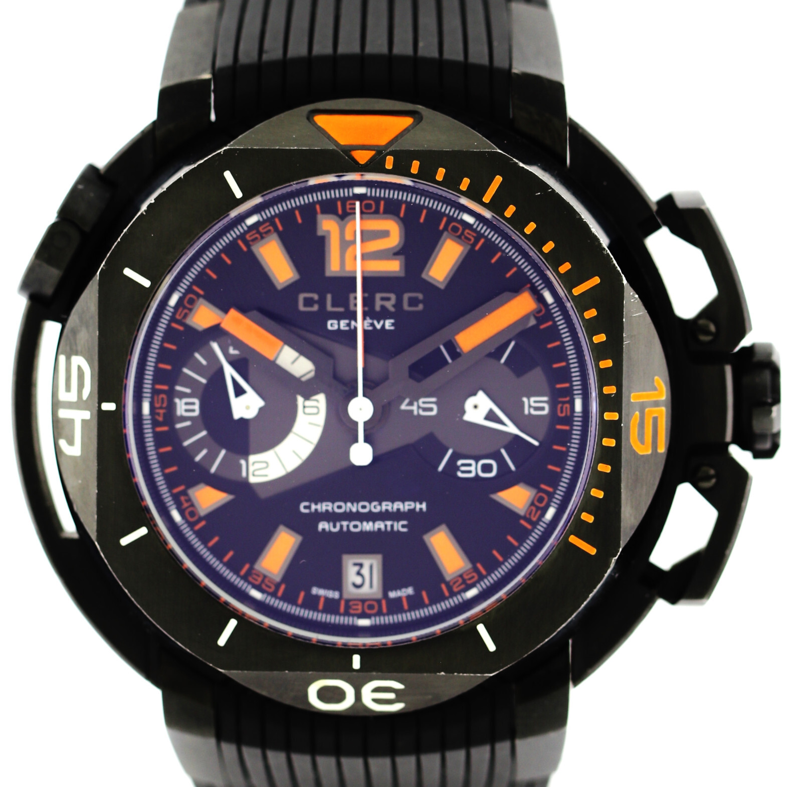 ltd. Ed. CLERC Hydroscaph Central Chronograph Automatic Herrenuhr Ref. CHY-554