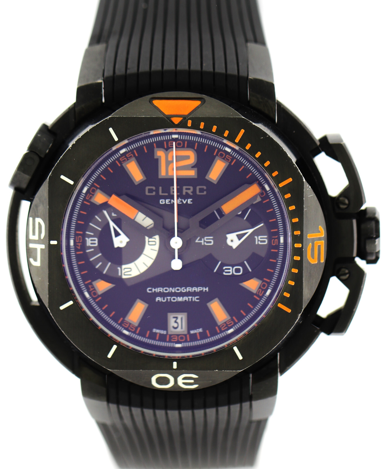 ltd. Ed. CLERC Hydroscaph Central Chronograph Automatic Herrenuhr Ref. CHY-554 – Bild 2