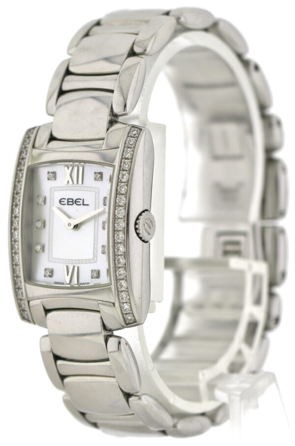 Ebel Brasilia Damenuhr, MOP Dial,  31x24mm, Ref.  9976M2S, Quarz, Edelstahl, Box – Bild 6