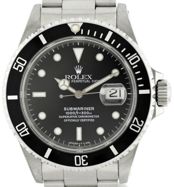 Rolex Submariner Date Automatik Herrenuhr Ref. 16610 in Edelstahl aus 1995