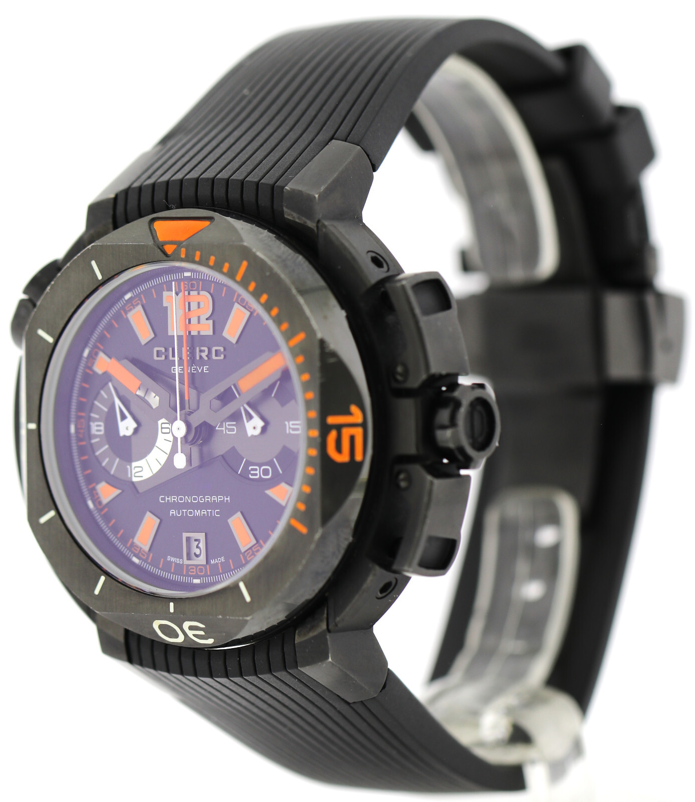 ltd. Ed. CLERC Hydroscaph Central Chronograph Automatic Herrenuhr Ref. CHY-554 – Bild 4