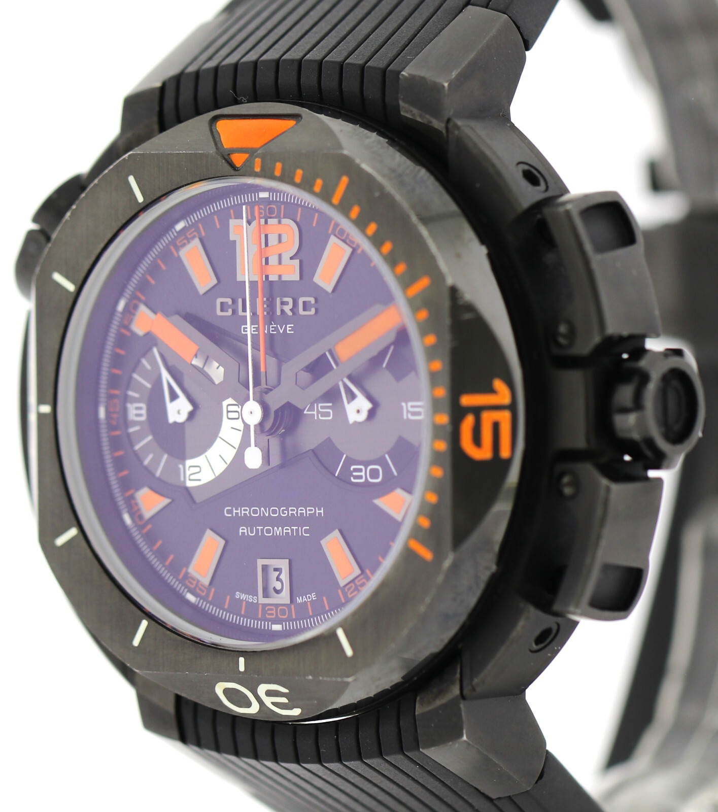 ltd. Ed. CLERC Hydroscaph Central Chronograph Automatic Herrenuhr Ref. CHY-554 – Bild 6