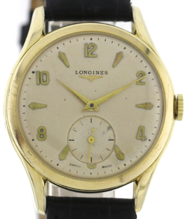 Longines Vintage Herren-Uhr Ref. 6417-5 Edelstahl-vergoldet Kaliber 12.68Z Ø36mm