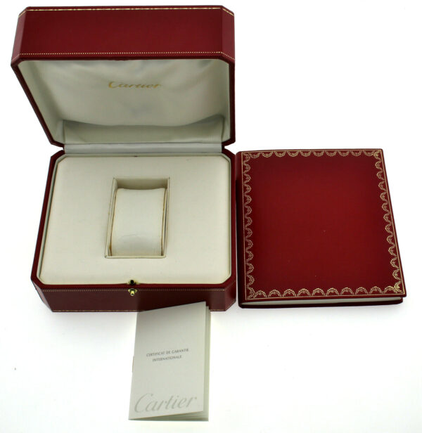 Cartier Tank Francaise Lady 18K (0,750) Gold Damenuhr Ref. 1821 Box Papiere – Bild 11