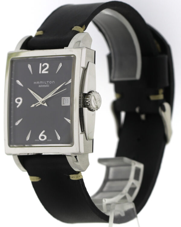 Hamilton Jazzmaster Square Herren- Automatik- Armbanduhr Edelstahl Ref. H324150 – Bild 6