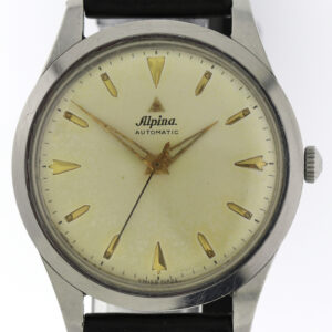 Rarität Alpina Herren Vintage Armbanduhr Hammer Automatic Cal.584 ca. 1955 Ø35mm